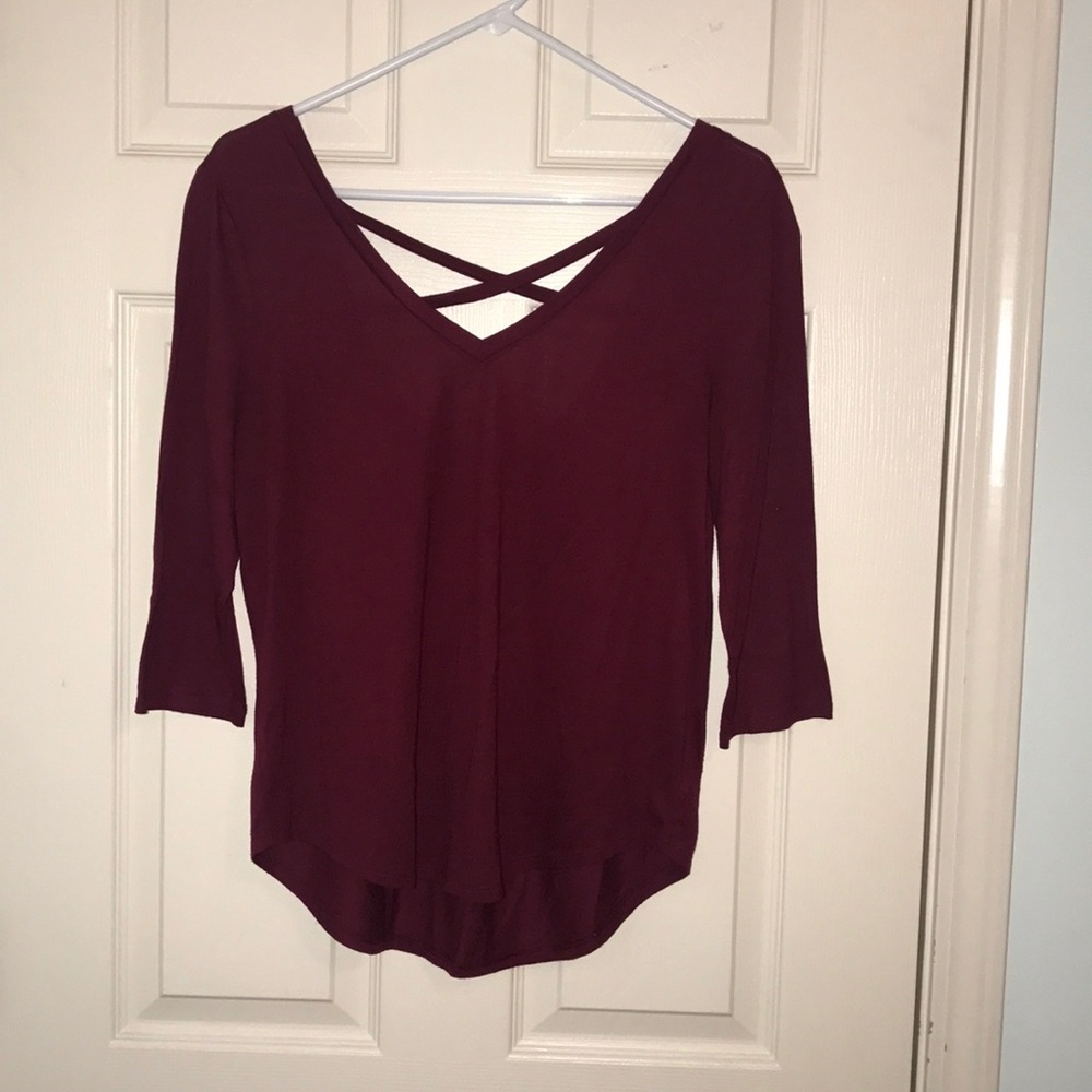 American eagle red top